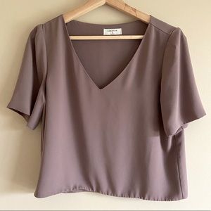 Short Sleeve Aritzia Blouse